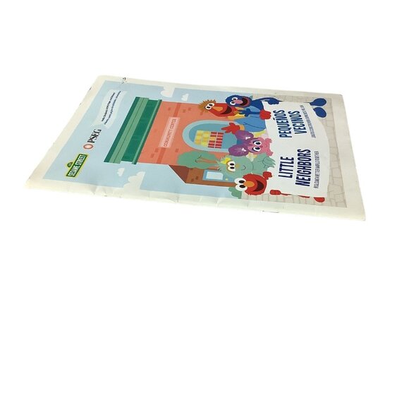 Sesame Street Little Neighbors Activity Book Bilingual Kids Collaboration PSEG - Picture 12 of 13